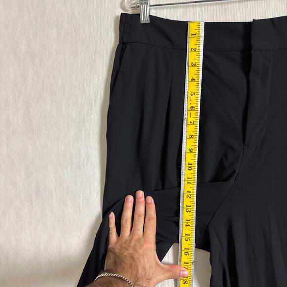 Athleta Women's Size 16 Black High Rise Wide Leg Pleated Pinnacle Trouser Pants - Picture 15 of 15